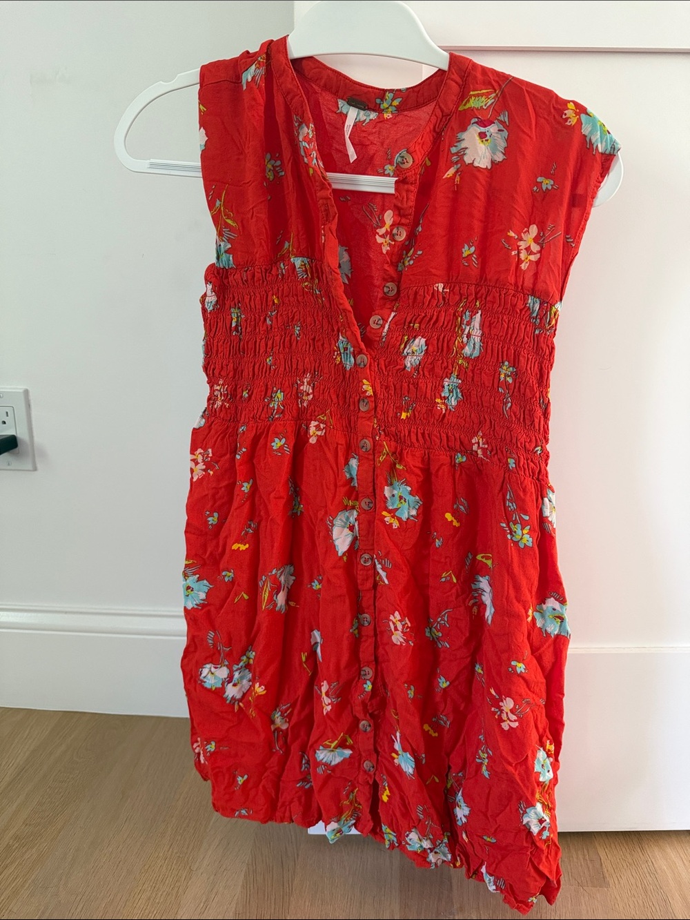 Free people greatest day Floral Button-Front Sundress